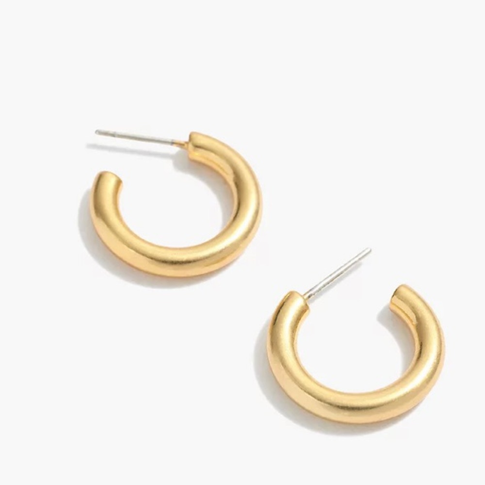 Madewell Chunky Small Hoop Earrings!